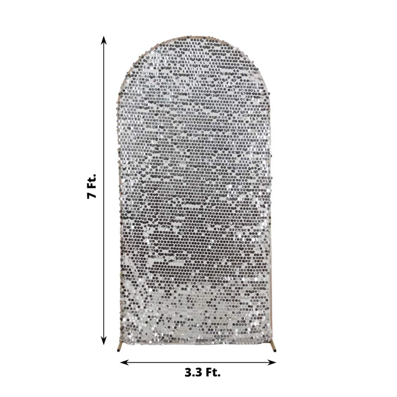Sparkly Big Payette Sequin Fitted Chiara Backdrop Stand Cover