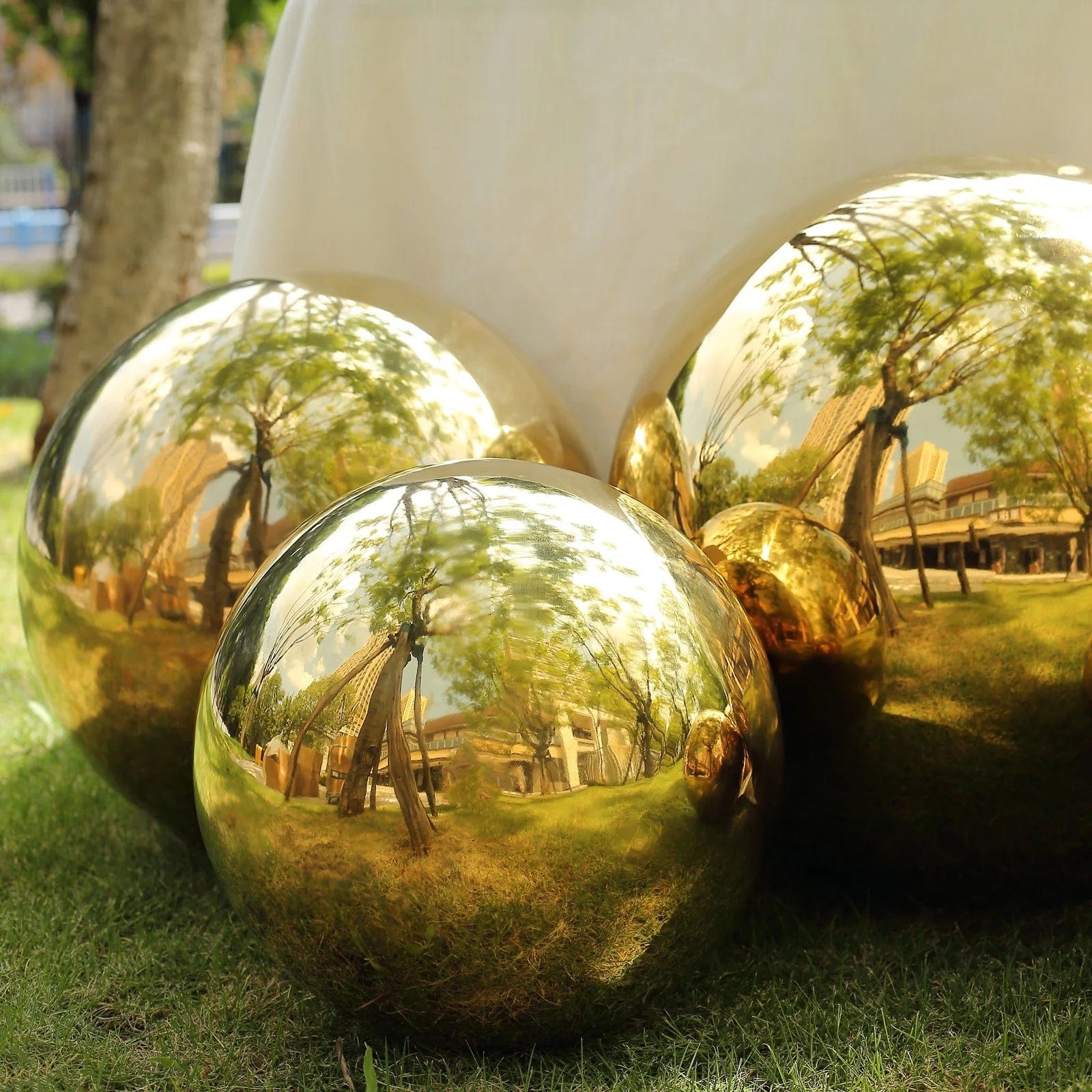 Stainless Steel Gazing Globe Reflective Mirror Ball