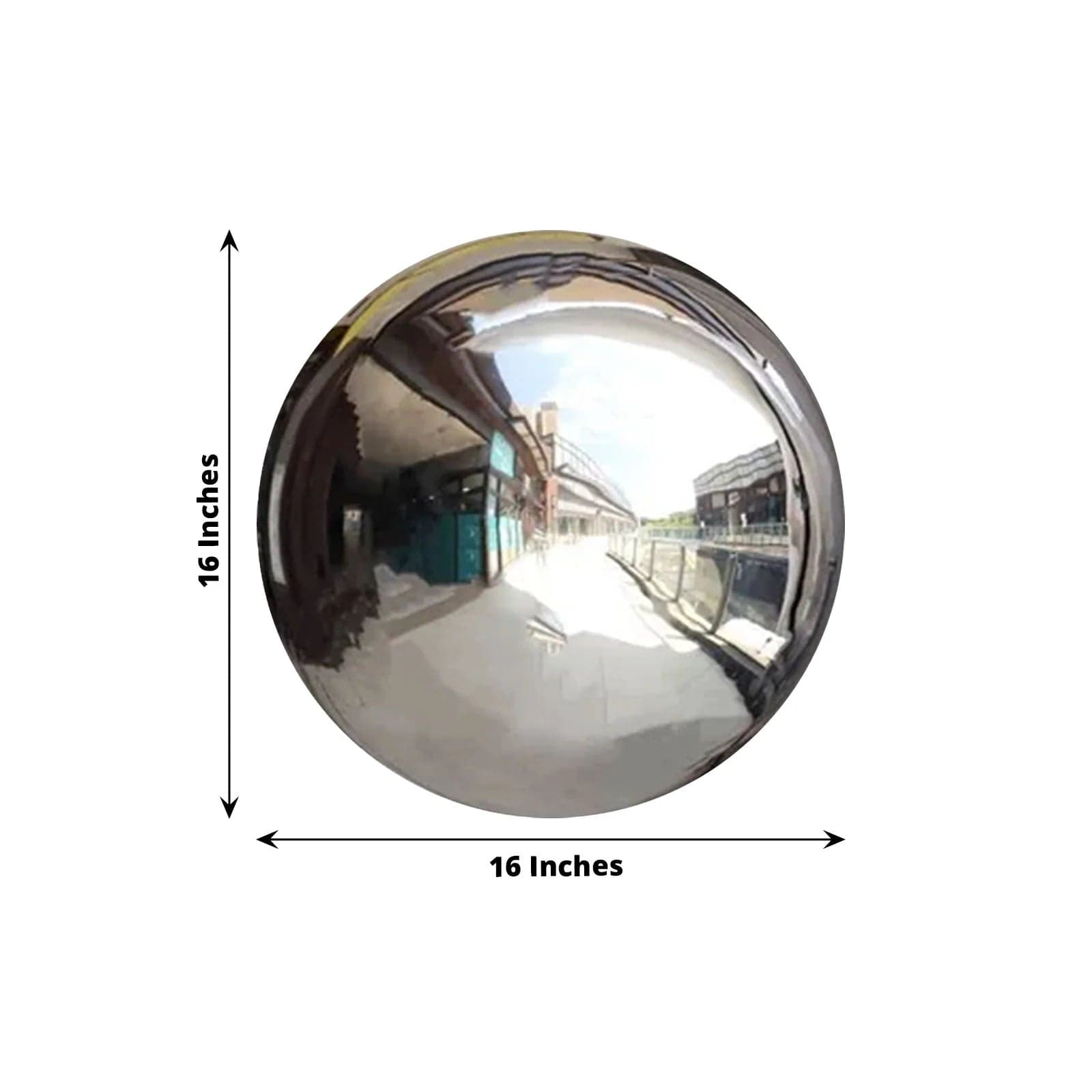 Stainless Steel Gazing Globe Reflective Mirror Ball