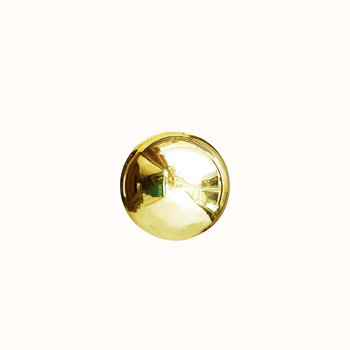 Stainless Steel Gazing Globe Reflective Mirror Ball MET_BALL_MIR_16_GOLD