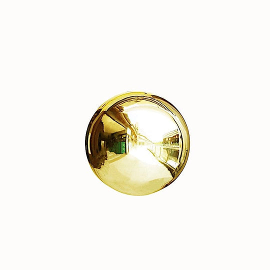 Stainless Steel Gazing Globe Reflective Mirror Ball MET_BALL_MIR_20_GOLD