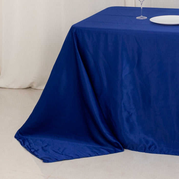 90" x 156" Lamour Satin Rectangular Tablecloth
