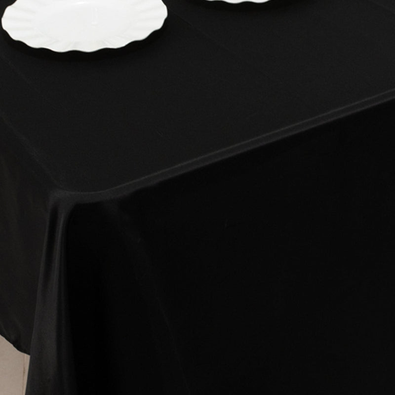 60" x 126" Lamour Satin Rectangular Tablecloth