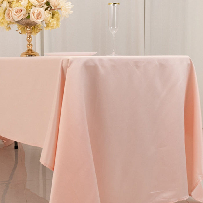 60" x 126" Lamour Satin Rectangular Tablecloth