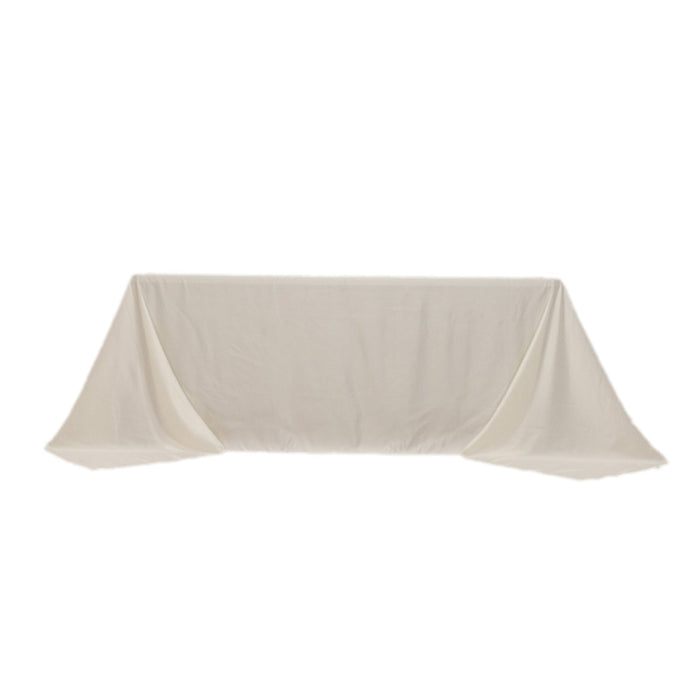 90" x 132" Lamour Satin Rectangular Tablecloth