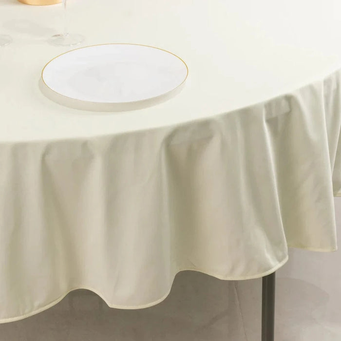 90" Premium Scuba Round Tablecloth