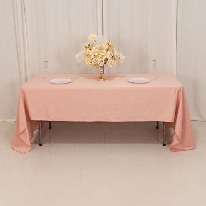60" x 126" Lamour Satin Rectangular Tablecloth