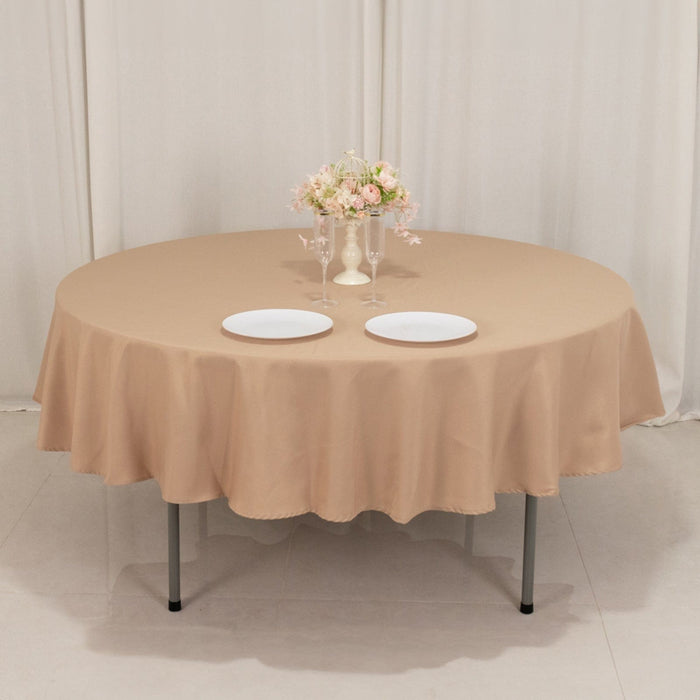 90" Round Tablecloth Premium Polyester Table Cover