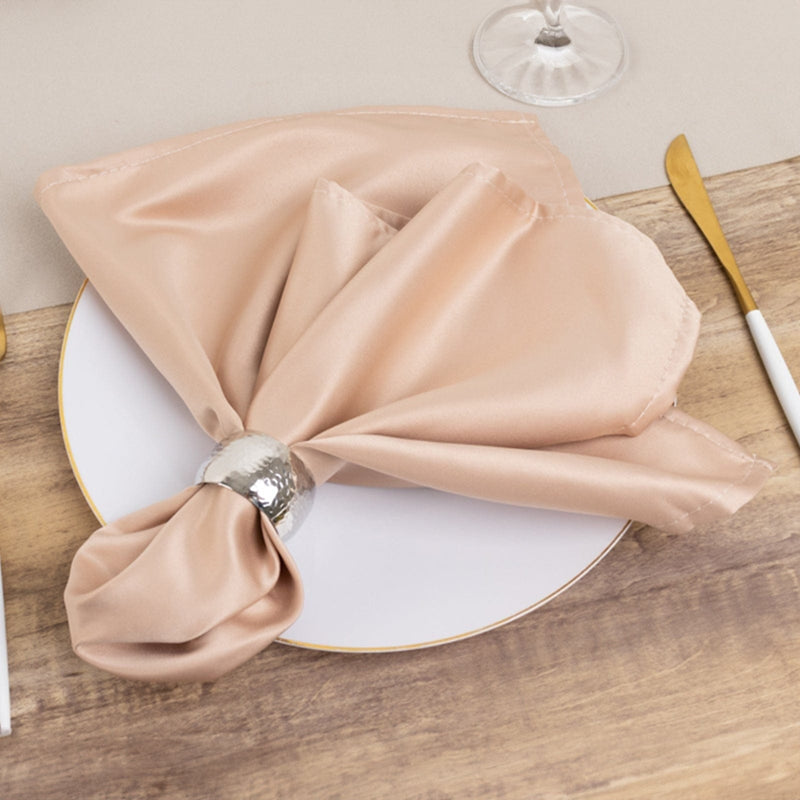 5 Lamour Satin Napkins