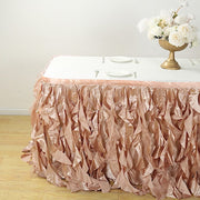 Taffeta Curly Table Skirt