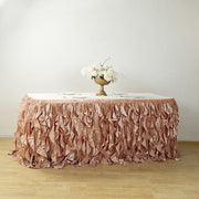 Taffeta Curly Table Skirt