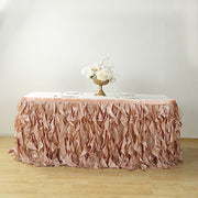 Taffeta Curly Table Skirt