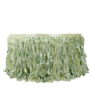 Taffeta Curly Table Skirt