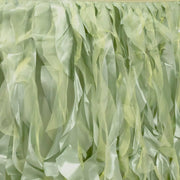 Taffeta Curly Table Skirt