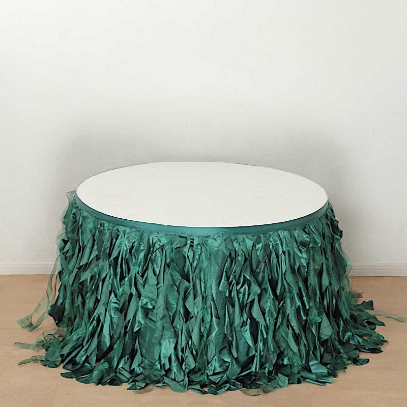 Taffeta Curly Table Skirt