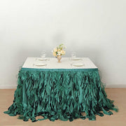 Taffeta Curly Table Skirt