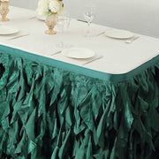 Taffeta Curly Table Skirt