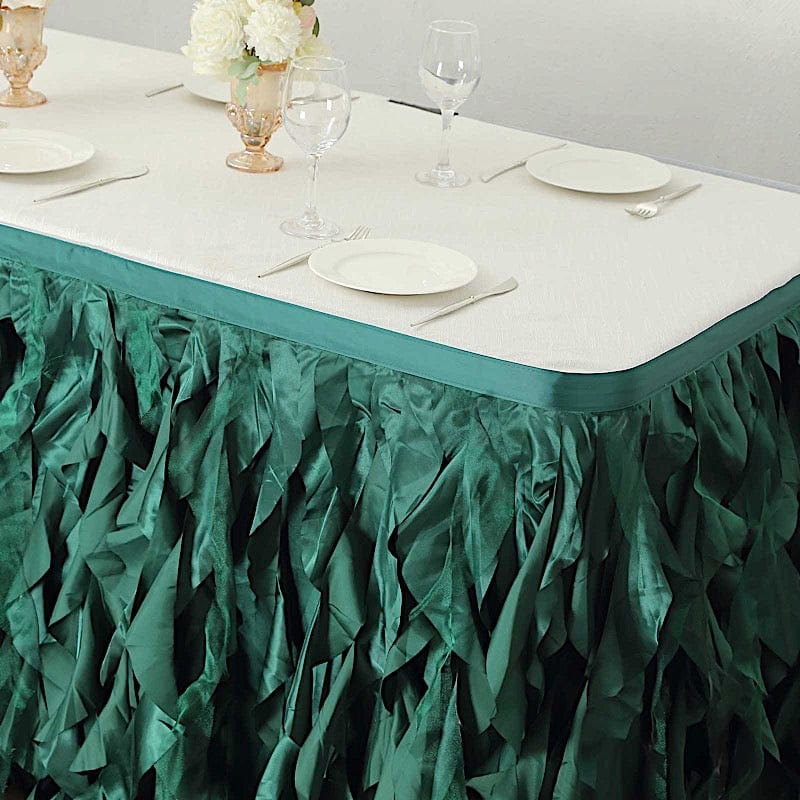 Taffeta Curly Table Skirt