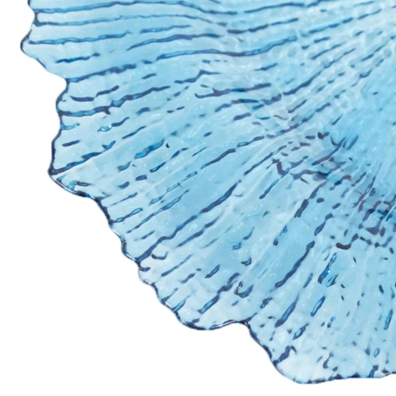 6 pcs 13" Round Textured Charger Plates