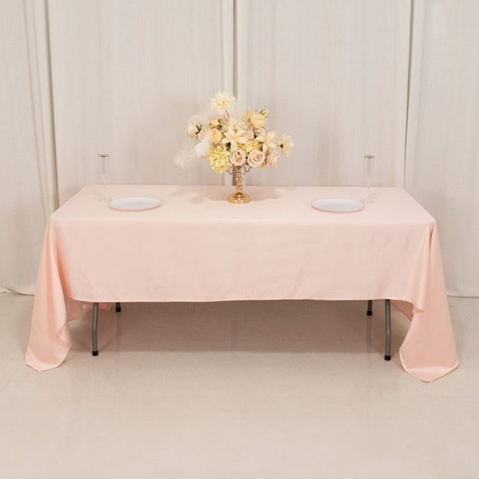 60" x 126" Lamour Satin Rectangular Tablecloth