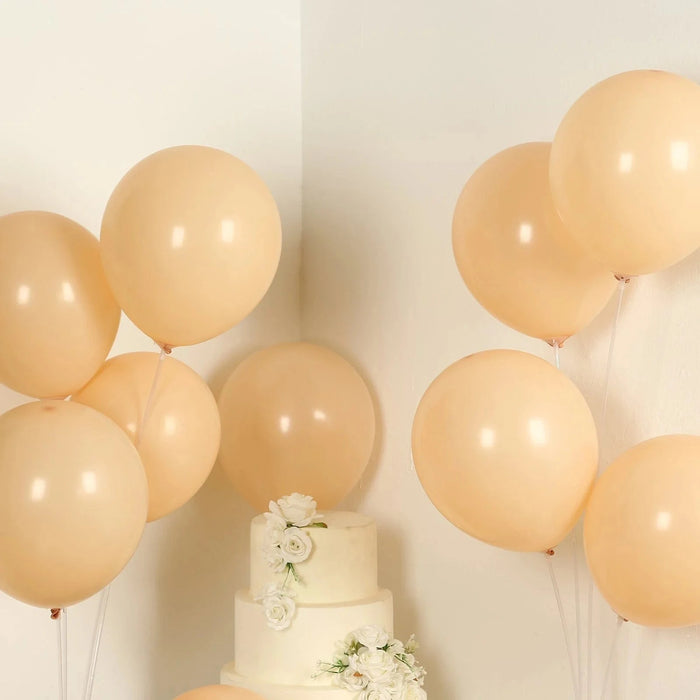 50 Matte Pastel Biodegradable Balloons