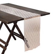 Wedding Lace Flowers Table Runner