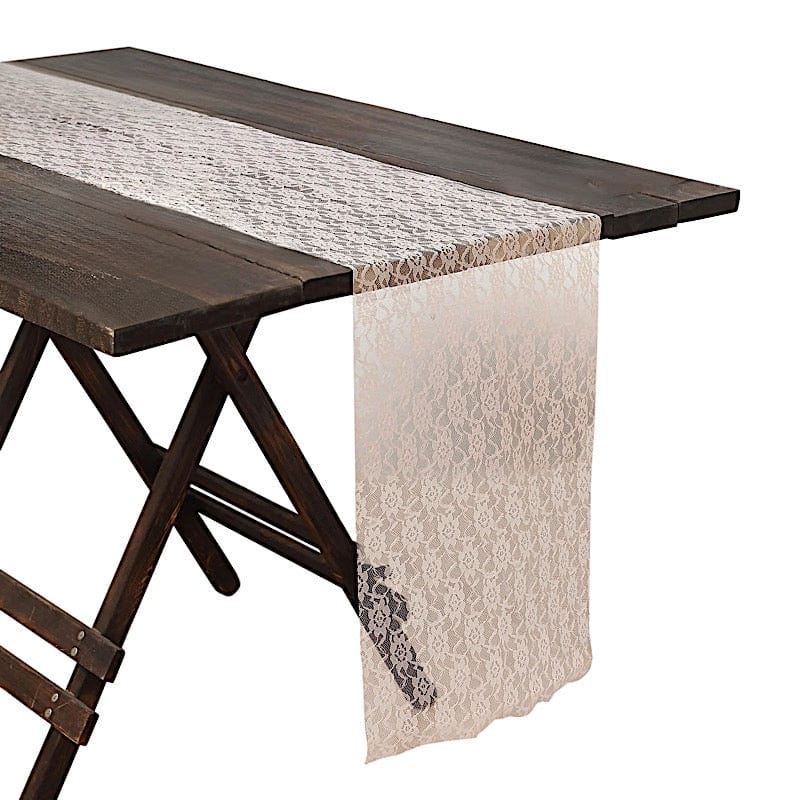 Wedding Lace Flowers Table Runner