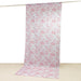 White French Toile Polyester Backdrop Drape Curtain with Rod Pockets