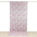 White French Toile Polyester Backdrop Drape Curtain with Rod Pockets