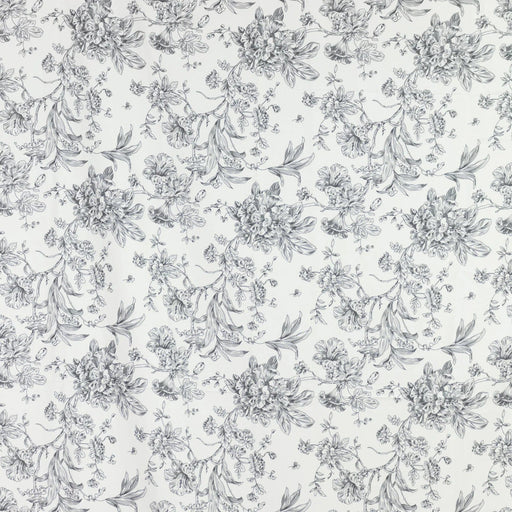 White French Toile Polyester Backdrop Drape Curtain with Rod Pockets