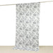 White French Toile Polyester Backdrop Drape Curtain with Rod Pockets