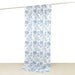 White French Toile Polyester Backdrop Drape Curtain with Rod Pockets