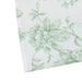 White French Toile Polyester Backdrop Drape Curtain with Rod Pockets