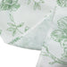 White French Toile Polyester Backdrop Drape Curtain with Rod Pockets