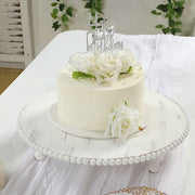 Wooden Centerpiece Plates - Antique White