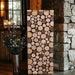 Wooden Slices Pillar Prop Pedestal Stand - Natural