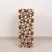 Wooden Slices Pillar Prop Pedestal Stand - Natural