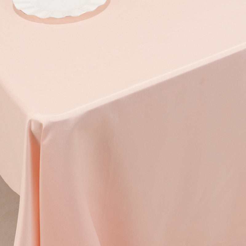 60" x 126" Lamour Satin Rectangular Tablecloth