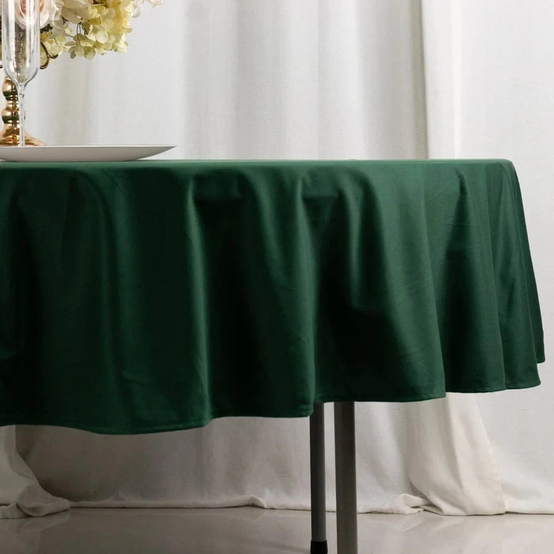 90" Premium Scuba Round Tablecloth
