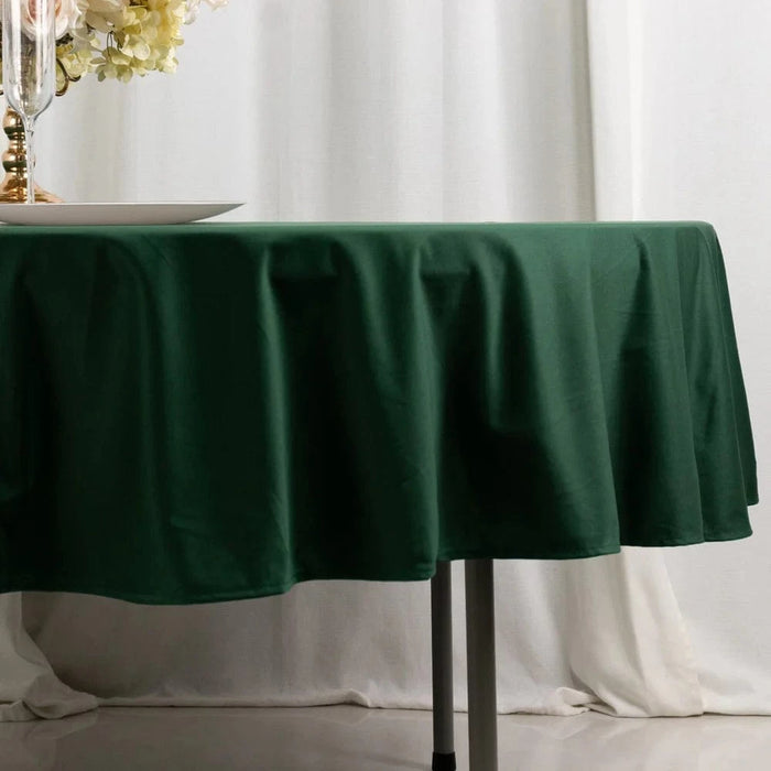 90" Premium Scuba Round Tablecloth