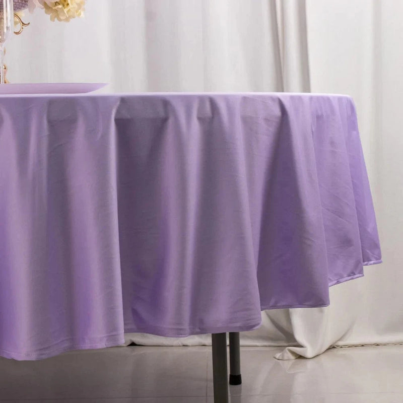 90" Premium Scuba Round Tablecloth