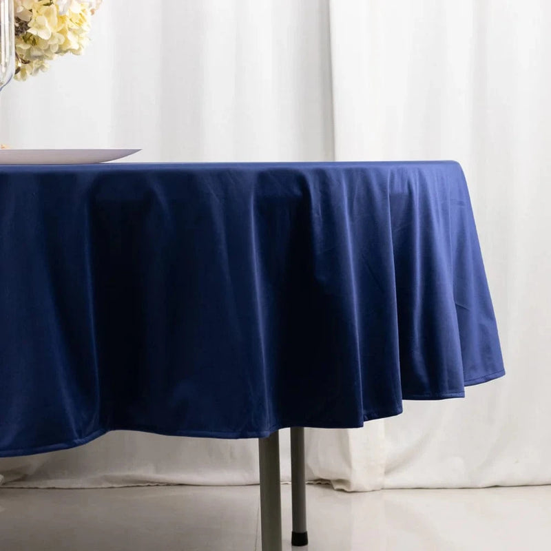 90" Premium Scuba Round Tablecloth