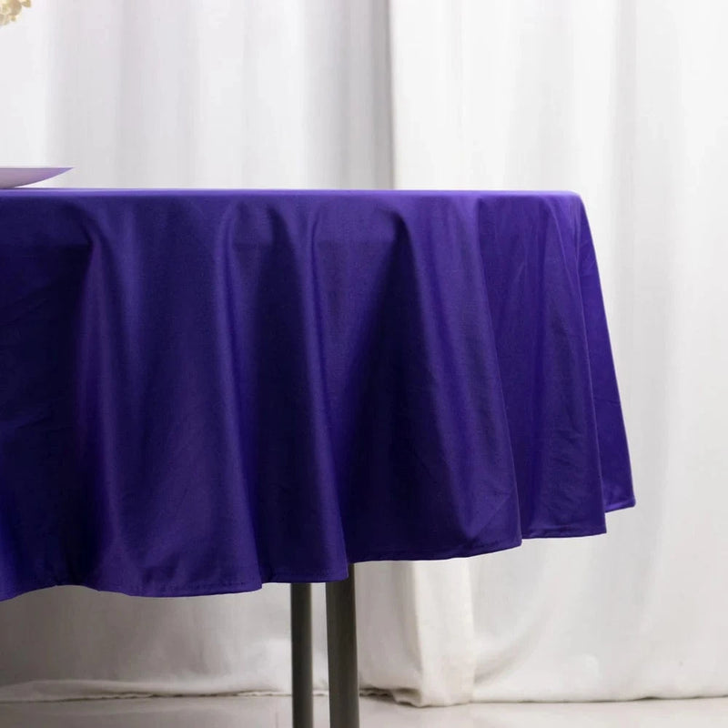 90" Premium Scuba Round Tablecloth
