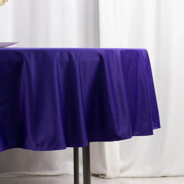 90" Premium Scuba Round Tablecloth