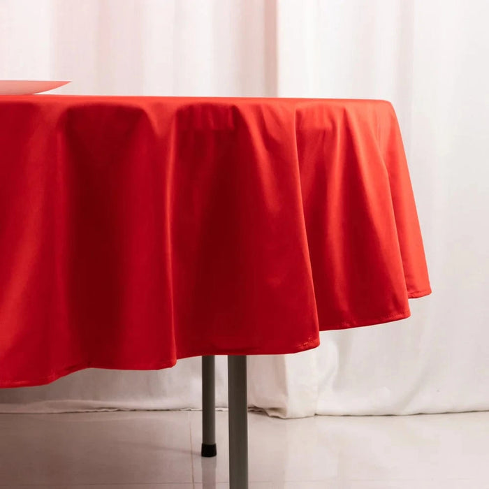 90" Premium Scuba Round Tablecloth