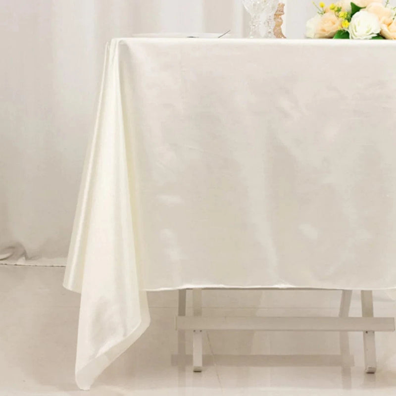 70" x 70" Scuba Polyester Square Tablecloth Wedding Table Linens