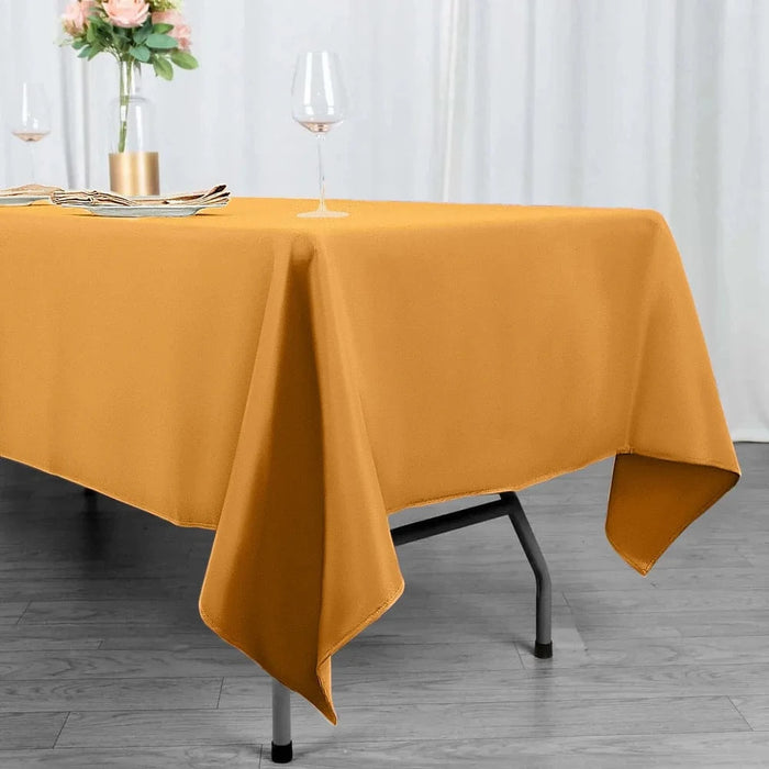 60x102" Premium Polyester Rectangular Tablecloth Wedding Table Linens
