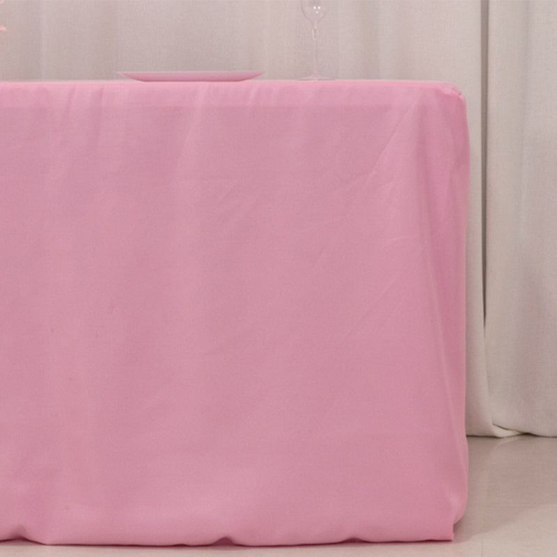 6 ft Fitted Polyester Tablecloth 72" x 30" x 30"