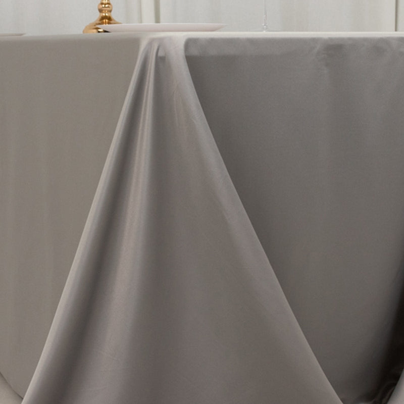 90" x 132" Lamour Satin Rectangular Tablecloth
