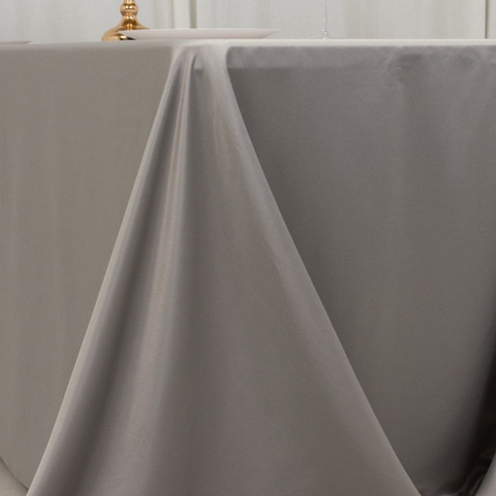 90" x 132" Lamour Satin Rectangular Tablecloth